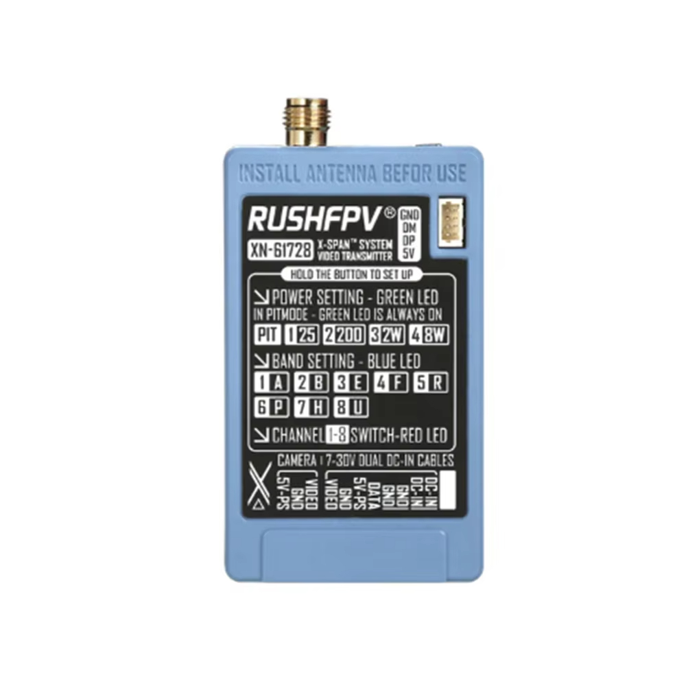 RUSHFPV 6.1‑7.2G 8W X61728 VTX - Fpv Drone Vtx 评论和价格
