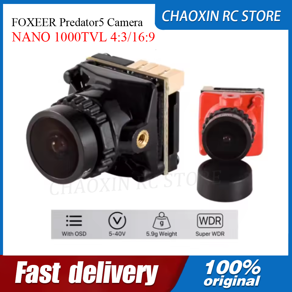 FOXEER Predator5 Camera NANO 1 - Fpv Drone Camera 评论和价格
