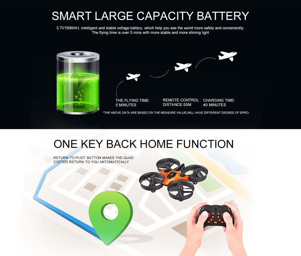 Mini RC Drone with Headless Mo - Eachine Drone E010 评论和价格
