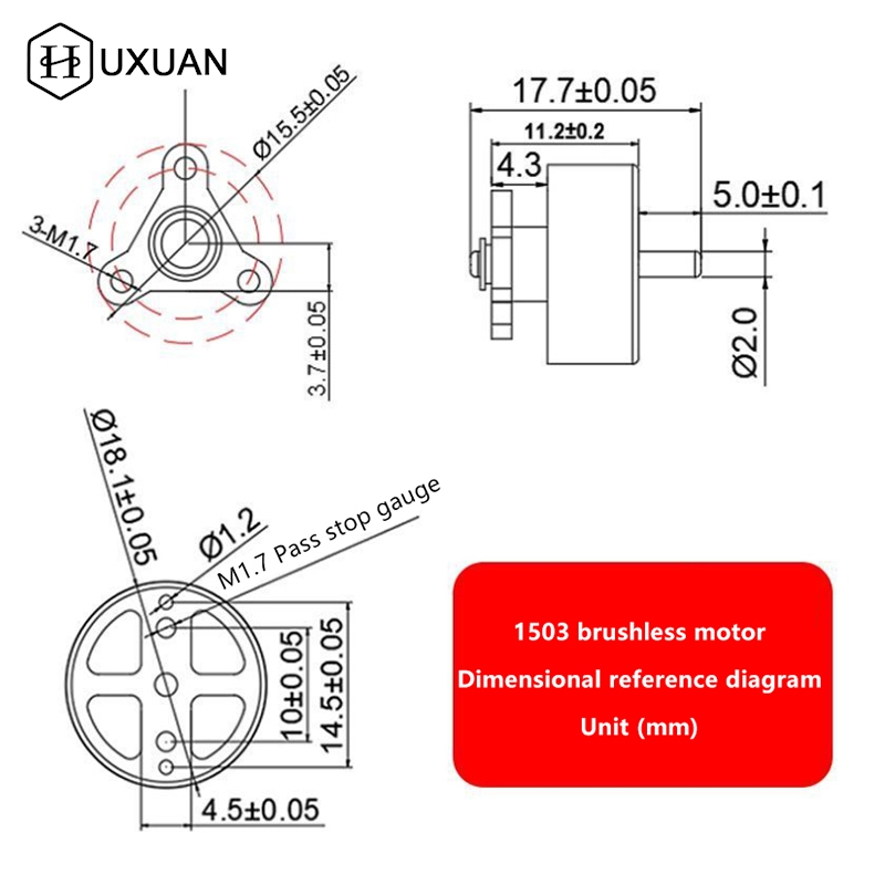 【W】1503 3.7V 7.4V 10A 2750KV T - Fpv Drone Motor 评论和价格